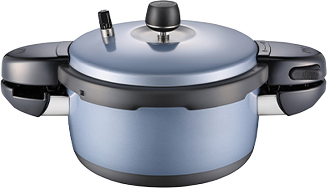 PN NEW풍년압력솥 블랙펄-컬러 압력밥솥 4인용(메탈블루) 가정용밥솥 5단계안전장치, 1개, 옵션선택, 20cm