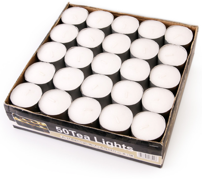 카릭스 티라이트 8시간 50개 세트 행사용 초 양초, 1개, 22ml, 무향티라이트8시간50개 세트