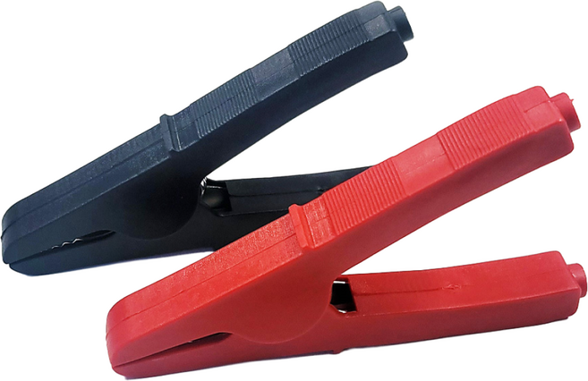 악어클립 악어집게 테스트 리드봉 케이블 연결 어스집게 전기 테스터 동클립, 악어집게 36, 검정, 1개