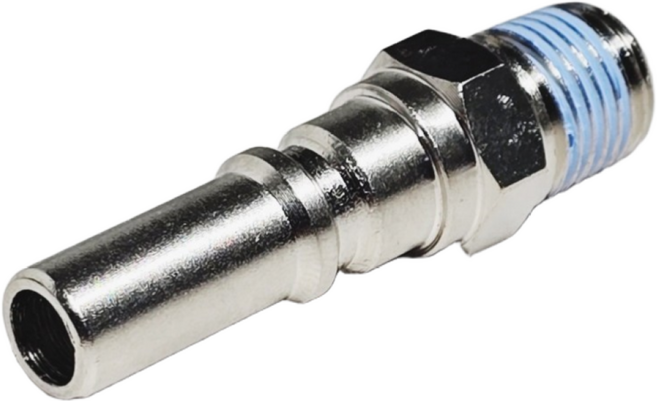 MK RUBBER 국산 신형 한국형 HCM 에어카플러 숫나사타입 플러그, 1개