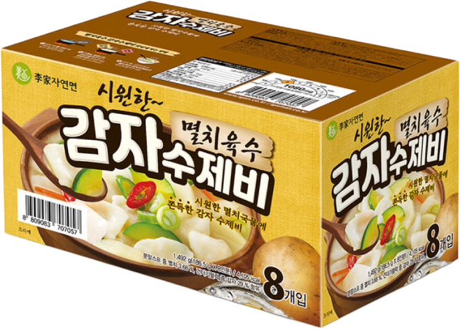 코스트코 감자수제비 이가자연면, 1.492kg, 1개