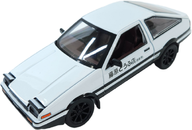 자동차모형 도요타 토요타 toyota ae86 컨셉카 모형 스포츠카 미니어쳐 다이캐스트 1:24, 화이트, 1개
