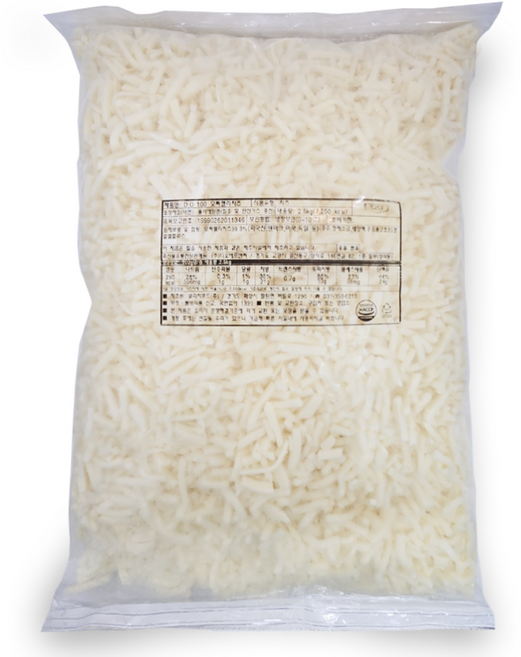 디오100 모짜렐라 피자치즈 자연100% 2.5kg 냉장, 1개