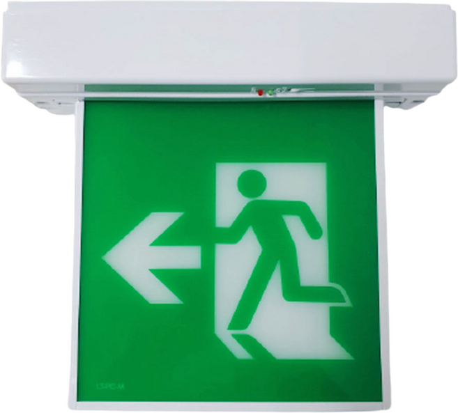 리더스/천장형 유도등/중형/양면/한방향/부림소방, 1개