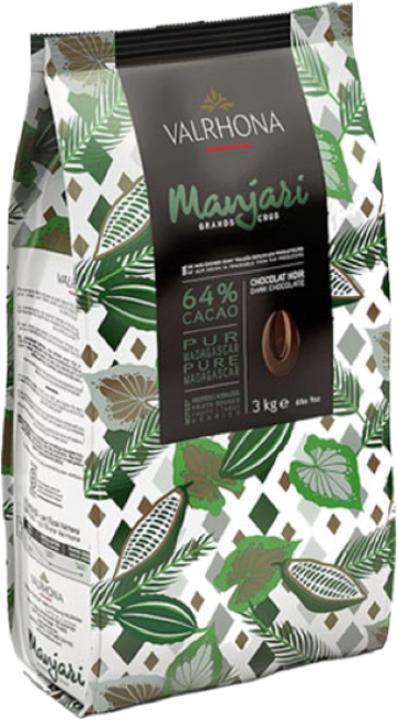 발로나 다크초콜릿 만자리 64% 200g 500g 1kg 3kg 베이킹 valrhona manjari 빼빼로데이, 1개