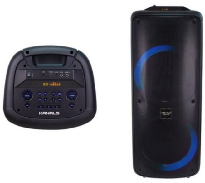 카날스BS-11000 블루투스충전식이동식앰프스피커 500W 10인치 더블우퍼, BS-11000