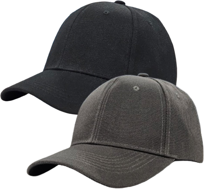 두리캡 1+1 남여공용 빅사이즈 큰머리도 얼굴작아보이는 편한 착용감 무지 대두 볼캡 블랙 화이트 베이지색상 패션모자