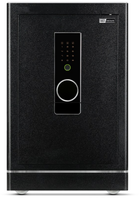 아이이피 지문인식 이중보안 대형 디지털금고 R60FP, 블랙
