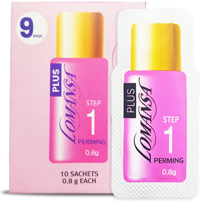 로만사 플러스 파우치 속눈썹펌제 1제 퍼밍, 8g, 10개