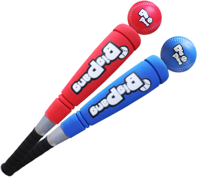 핀트라 빅팡 어린이 안전 야구 폼배트, 블루, 1개