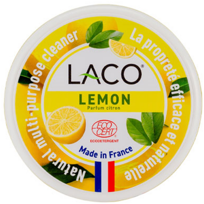 [라코] LACO 다용도 내추럴 멀티클리너 세정제 300g / 물때 기름때 제거 후드 욕실 청소 신발 세척, 레몬향 1개, 1개
