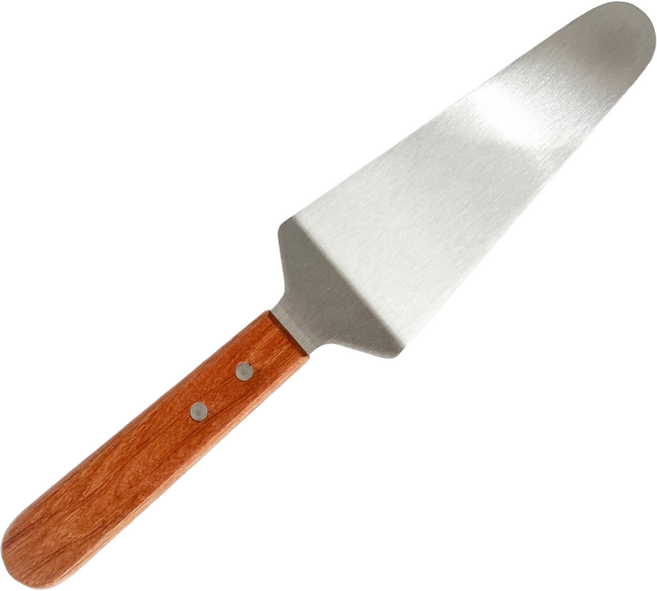 우드 삼각 피자 서버 스패치 뒤집개 뜨개, 1개