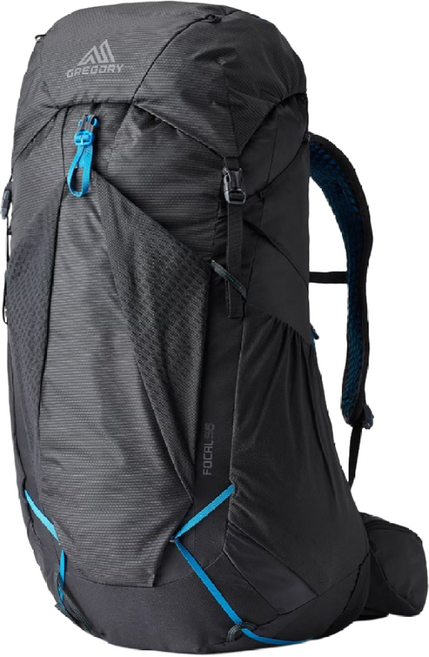 그레고리 포칼 58L MD 남성 등산배낭 백패킹배낭, OZONE BLACK