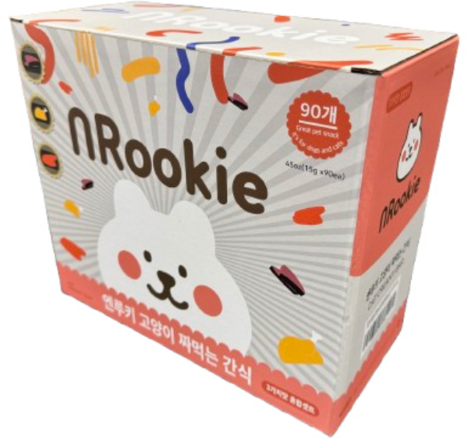 엔루키 고양이 짜먹는 간식 길고양이 수분 섭취 영양 공급, 90개, 15g, 혼합맛