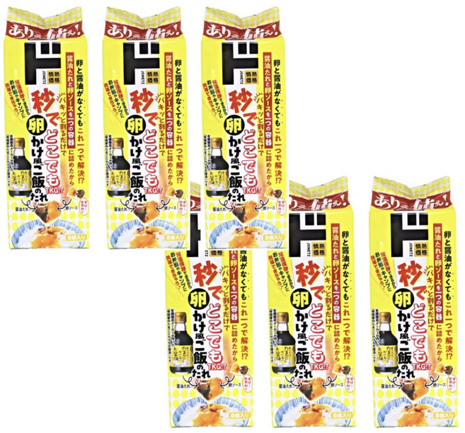 일본 돈키호테 타마고카케후 고항노 타레 8개입 간장 계란밥 일본 소스, 144g, 6개