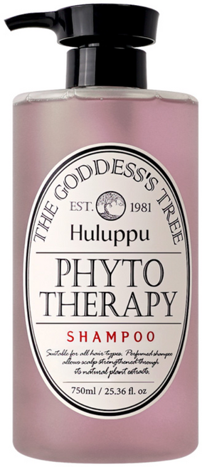 훌루푸 피토테라피 퍼퓸 탈모방지 두피관리 미세거품 우디향 샴푸, 1개, 750ml