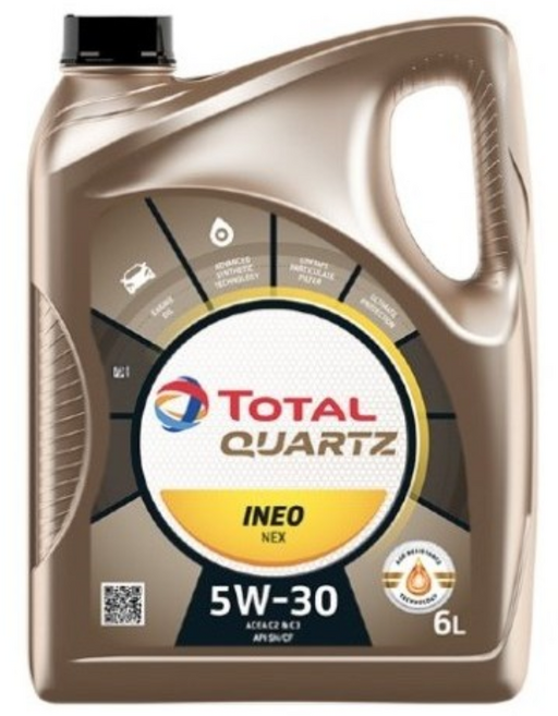 토탈쿼츠 이네오넥스 5W30 6L 겸용 엔진오일, 6리터, 1개