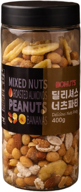 고소한 견과믹스넛 보너츠 딜리셔스 너츠파티, 1개, 400g