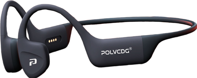 POLVCDG X16 골전도 수영 이어폰 IPX8 방수 개방형 이어폰 32G 메모리 골프 수영 블루투스 이어폰 스포츠 라이딩 이어폰, Bark gray