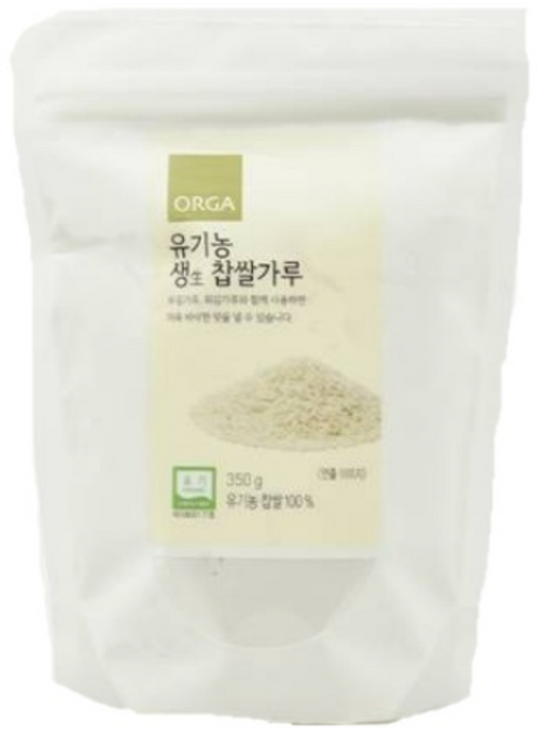 올가홀푸드 유기농 생 찹쌀가루, 350g, 1개