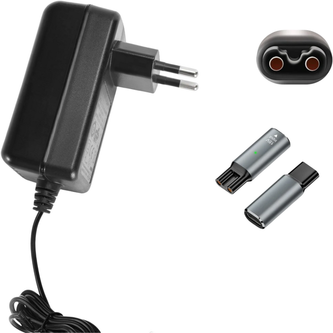 필립스 면도기 고속 충전기 + 비상용C타입(HQ8505) 충전기, 1개