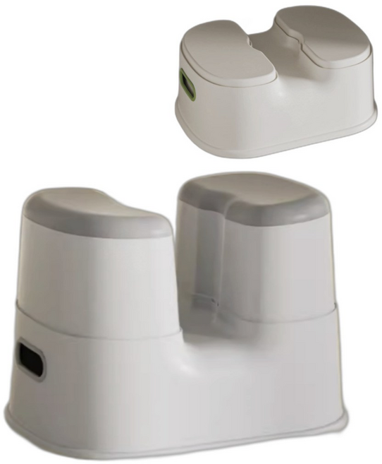 좌욕기 좌욕의자 u자형의자 변기발판 목욕탕의자 가정용 치질좌욕기 욕실의자 비데의자 미끄럼방지, 그레이