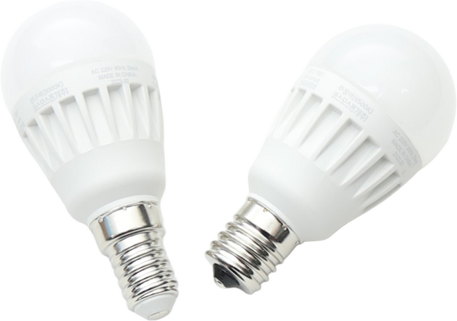 LONG e14 미니크립톤 LED 5W, 2개, 전구색