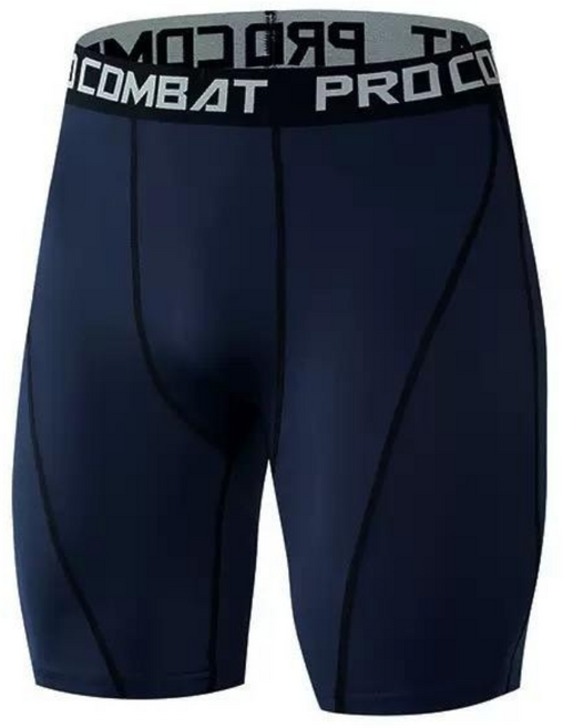 PRO COMBAT 運動緊身短褲 跑步訓練內搭褲 健身束褲