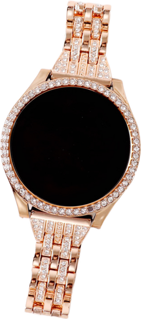 오르몽트 세트 갤럭시워치 클래식 큐빅 브레이슬릿 (보호커버+스트랩) 40mm 44mm, 로즈골드세트, 1개