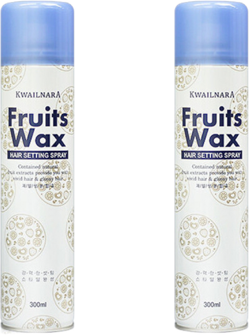 [과일나라] 후르츠왁스헤어스프레이 300ml, 2개