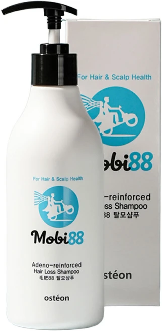 오스테온 모비88 탈모완화샴푸 400ml mobi88 아데노신 비듬제거, 1개 - 쿠팡