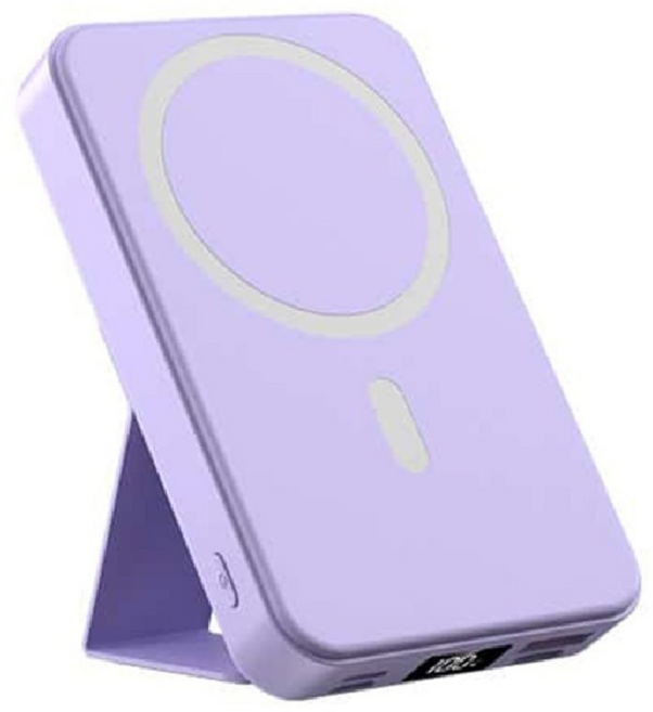 리베타 무선 맥세이프 보조배터리 10000mah, 퍼플