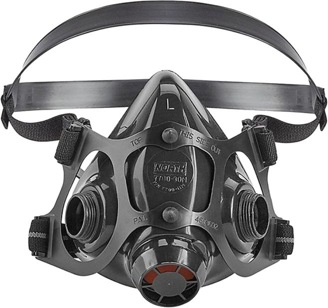 하니웰 반면형 방독마스크 770030 방진 산업용 공업용, 1개