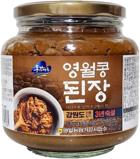 영월농협 동강마루 국산 전통 영월 콩된장 900g, 1개