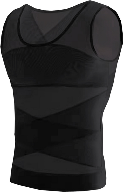 라온피플 빅사이즈 남성 가슴 뱃살 옆구리 보정 런닝 보정나시