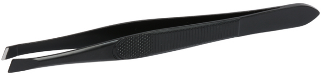 족집게 (블랙) / 왁싱샵 전문가용 트위저, 1개