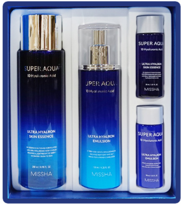 미샤 수퍼 아쿠아 울트라 히알론 기초화장품 2종 세트, 1세트
