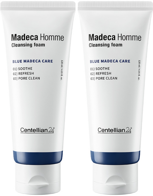 센텔리안24 마데카 옴므 클렌징폼, 120ml, 2개