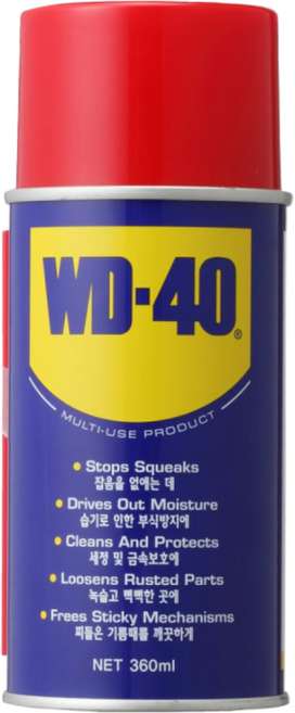 WD-40 360ML 대용량 방청유 윤활제 방청제 녹방지 벡스 WD40 남양테크, 24개