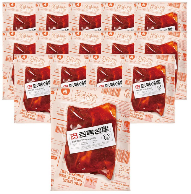 [무료배송/당일출고] 정육생활 고추장 돼지불고기 200g, 15개