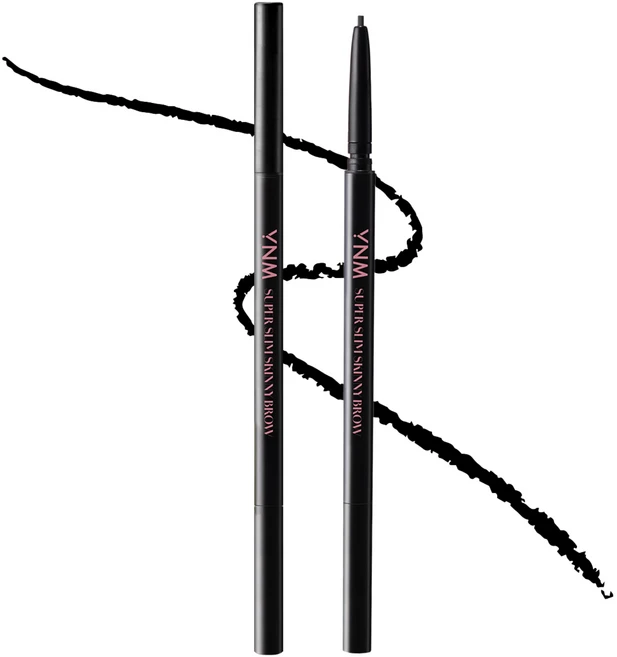 YNM 슈퍼 슬림 스키니 브로우, 1개, 01 블랙 - 쿠팡