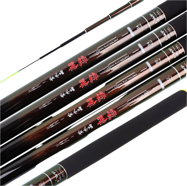 강원산업 자수정 흑선 대물용 민물 낚시대 민물대 14칸~52칸