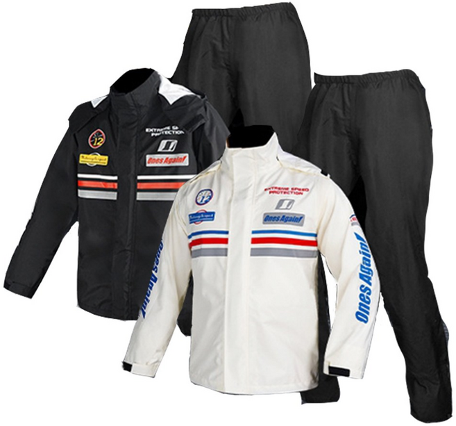 비교불가 프리미엄 오토바이우의 원스어게인 상하의세트 바이크비옷 히든 신발커버 남여공용, 블랙, 2XL