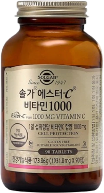 에스터-C 비타민 1000mg (90정/90일) (26년8월1일), 90정, 1 - 쿠팡