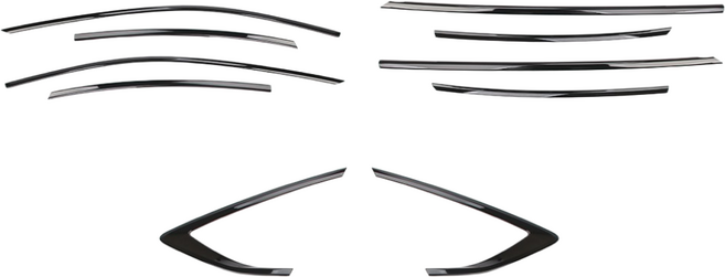 유투카 호환 G80 페이스리프트 튜닝 용품 윈도우몰딩 커버 자동차 외부 드레스업, 윈도우