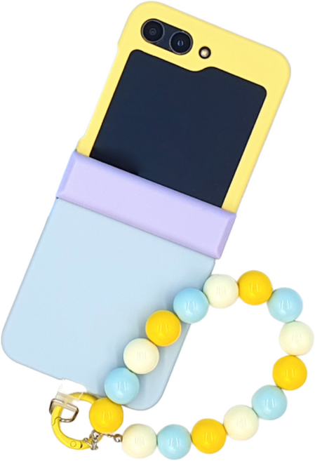 바티잔 힌지보호 비스포크 비즈 스트랩 폰줄 휴대폰 케이스