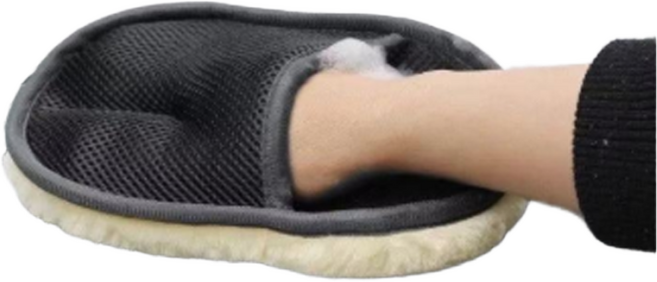 루센트 오토 프리미엄 양모 워시미트 극세사 자동차 세차 장갑 2P, 혼합색상, 2개