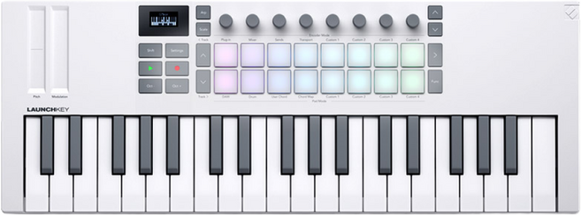 [Novation] Launchkey Mini 37 Mk4 White 미니 마스터키보드