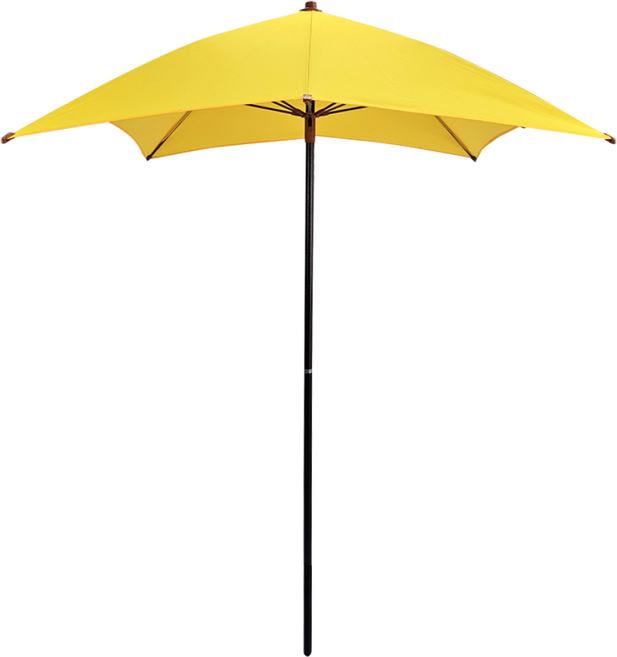 디알엠 국산 사각 미니 파라솔 캠핑 정원 카페 야외용 파라솔, 옐로우