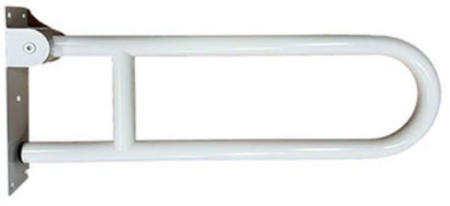 장애인 노약자용 공중화장실 양변기 상하가동식 손잡이 / 욕실 대변기 안전보조손잡이/, 1개, 1개